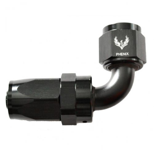 Compression Swivel Hose End -04 | 90°