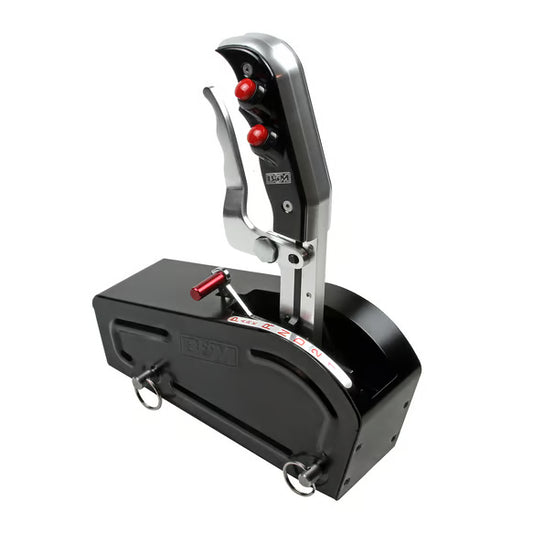 B&M Automatic Gated Shifter - Magnum Grip Stealth Pro Stick - Two Tone - Dual Button